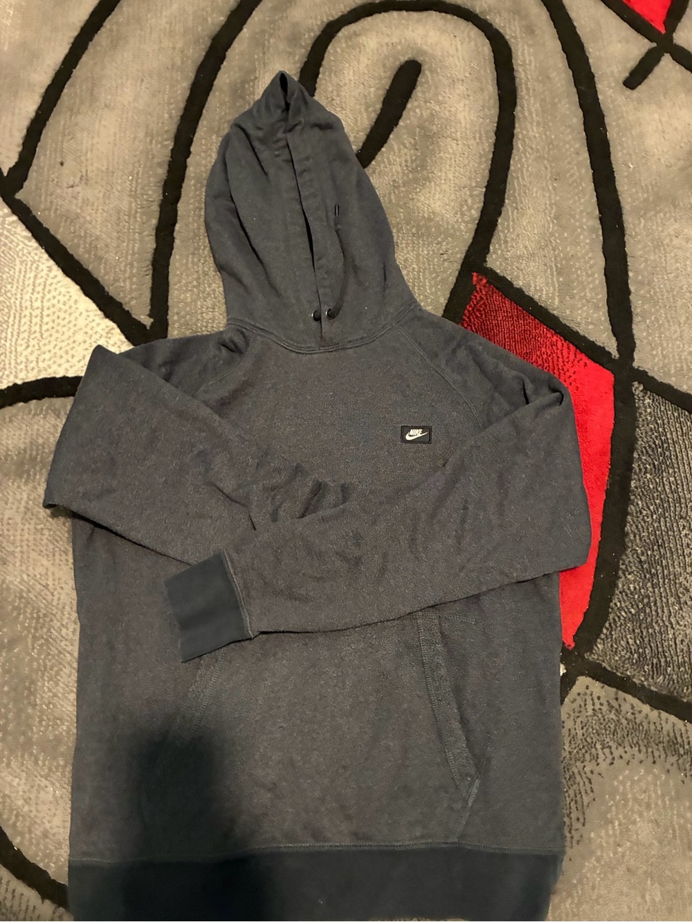 Nike Men’s Hooded Pullover Sweatshirt - Charcoal Gray
